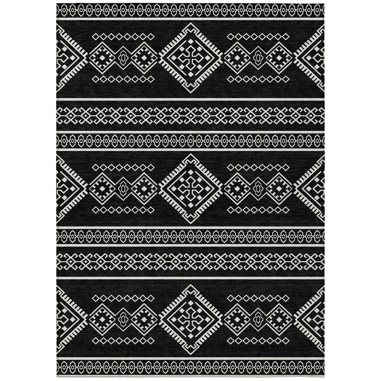 Machine Washable Indoor/ Outdoor Chantille Moroccan Boho Rug