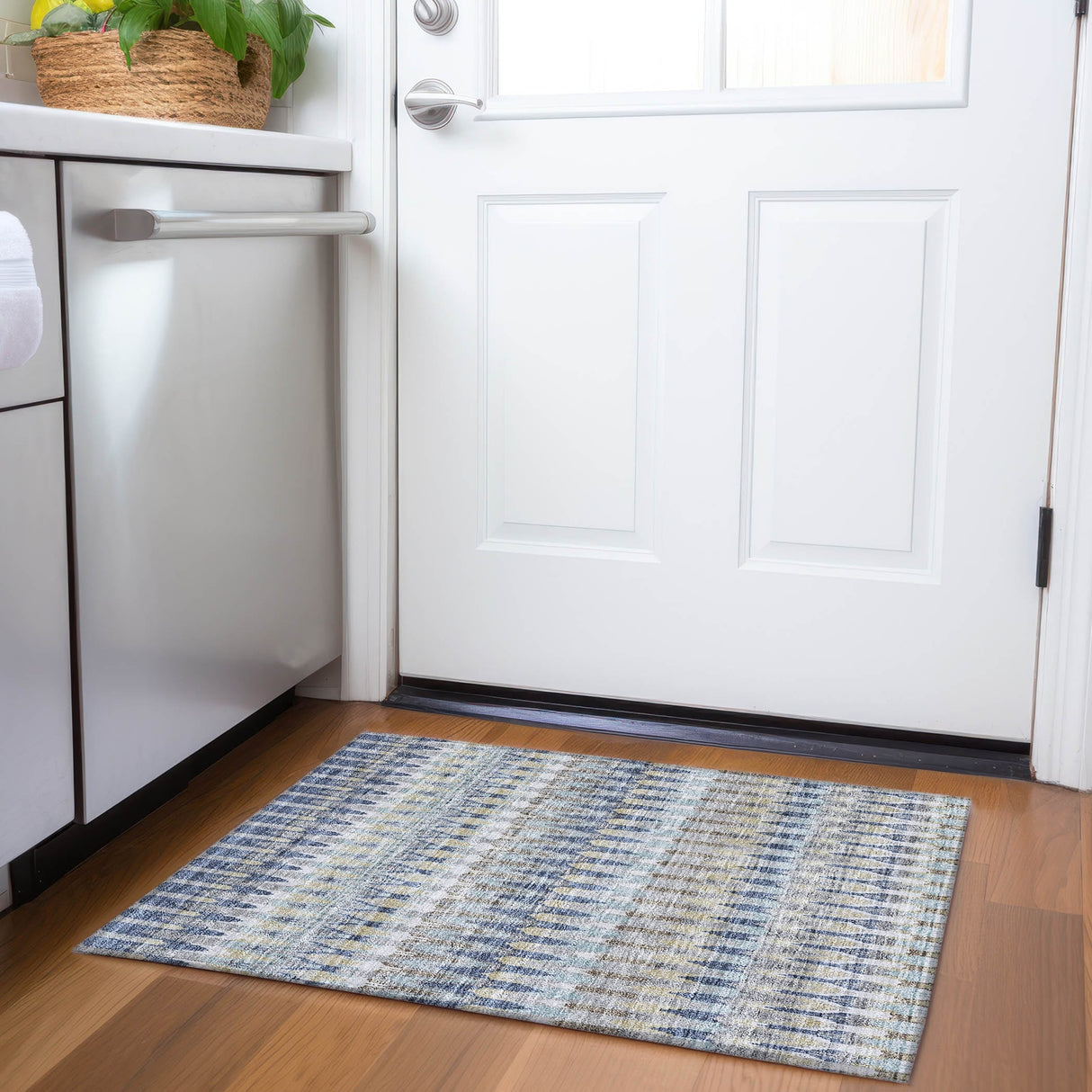 Machine Washable Indoor/ Outdoor Chantille Moroccan Boho Rug