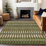 Machine Washable Indoor/ Outdoor Chantille Moroccan Boho Rug