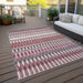 Machine Washable Indoor/ Outdoor Chantille Moroccan Boho Rug