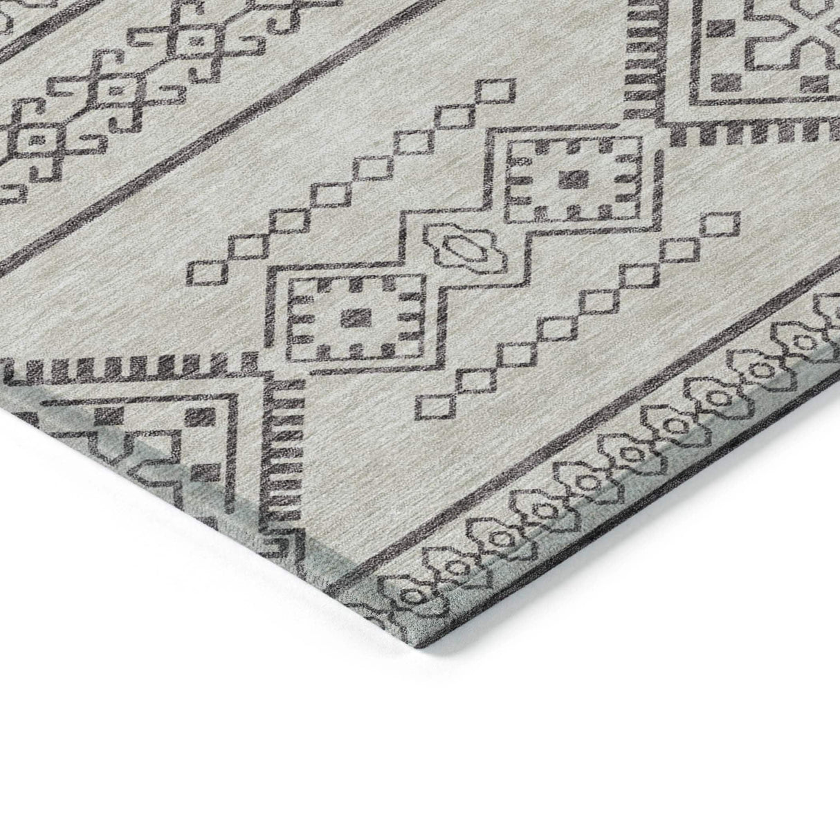 Machine Washable Indoor/ Outdoor Chantille Moroccan Boho Rug