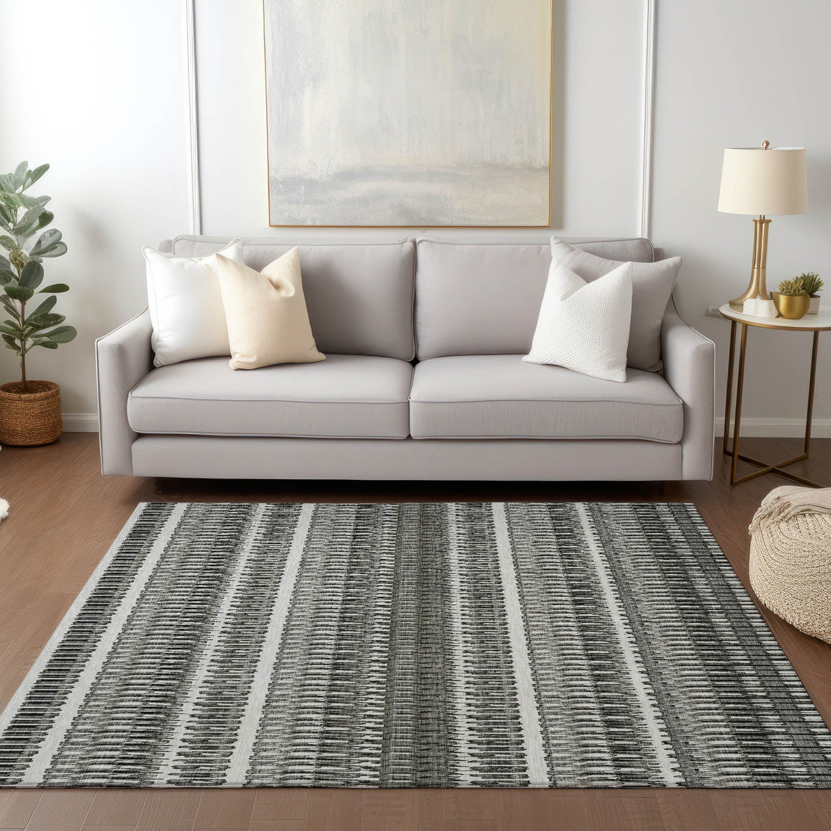 Machine Washable Indoor/ Outdoor Chantille Moroccan Boho Rug