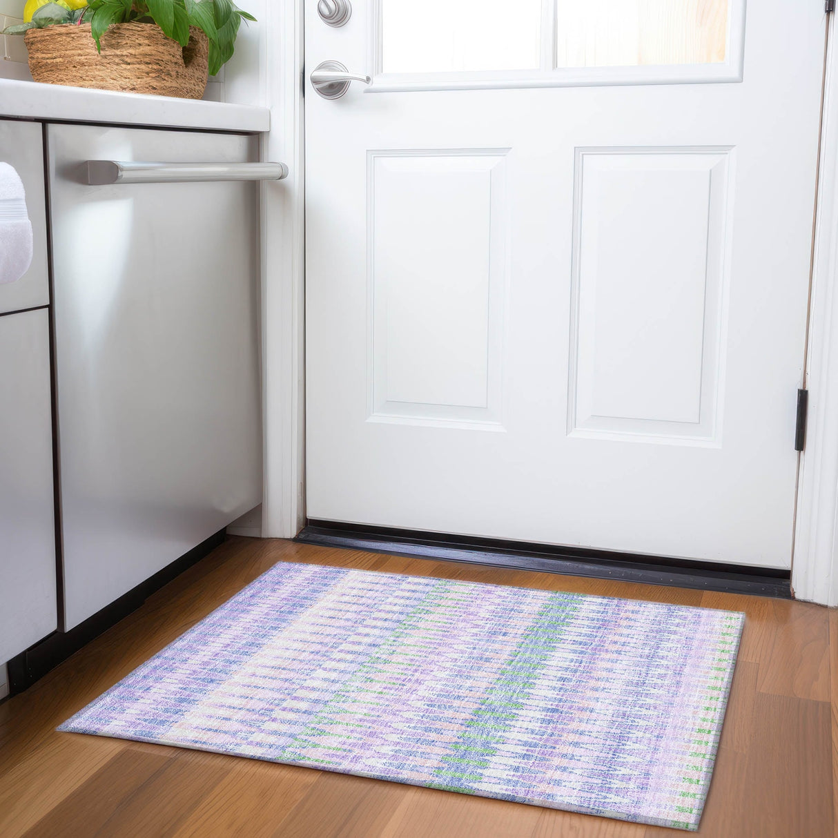 Machine Washable Indoor/ Outdoor Chantille Moroccan Boho Rug