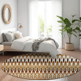 Machine Washable Indoor/ Outdoor Chantille Moroccan Boho Rug
