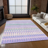Machine Washable Indoor/ Outdoor Chantille Moroccan Boho Rug