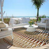 Machine Washable Indoor/ Outdoor Chantille Moroccan Boho Rug