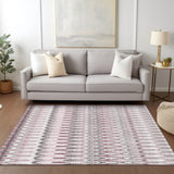 Machine Washable Indoor/ Outdoor Chantille Moroccan Boho Rug