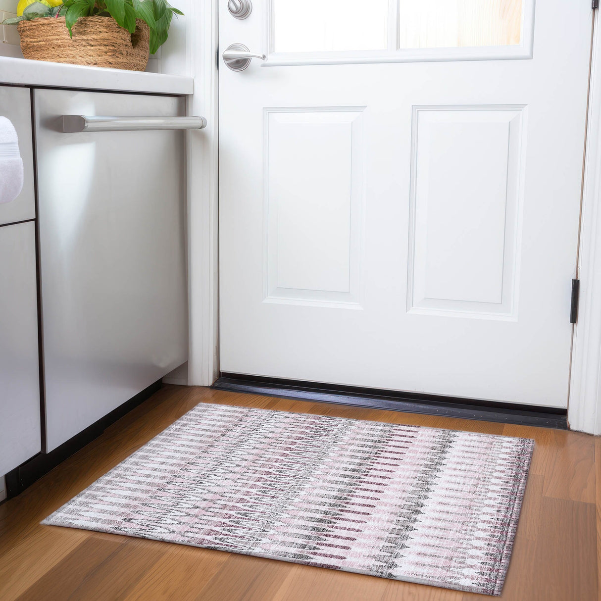 Machine Washable Indoor/ Outdoor Chantille Moroccan Boho Rug