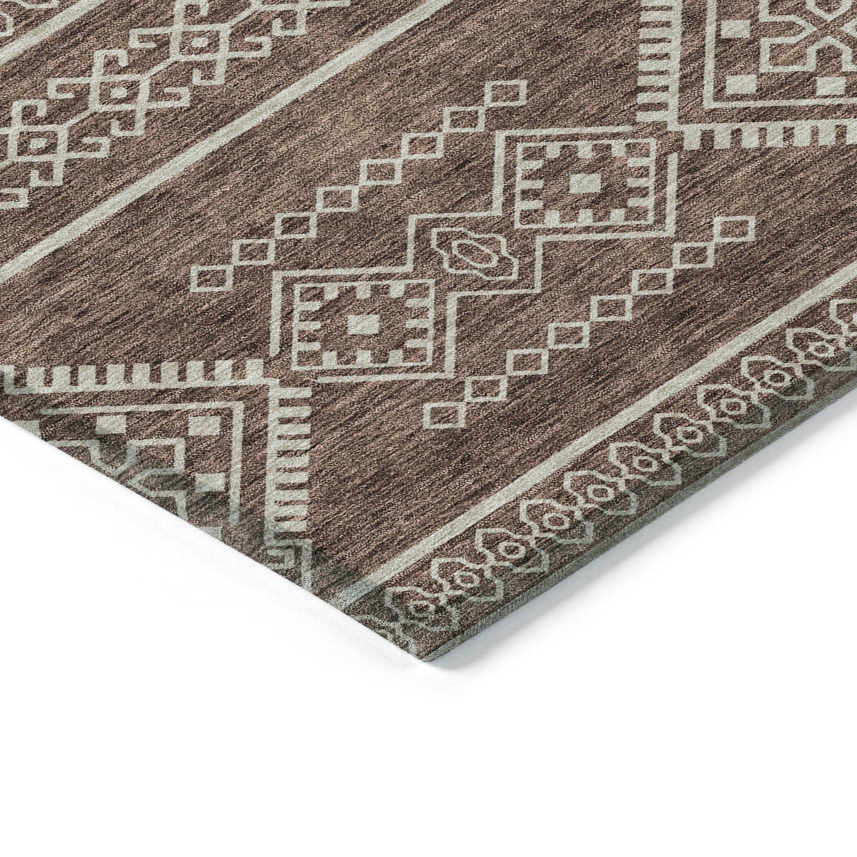 Machine Washable Indoor/ Outdoor Chantille Moroccan Boho Rug
