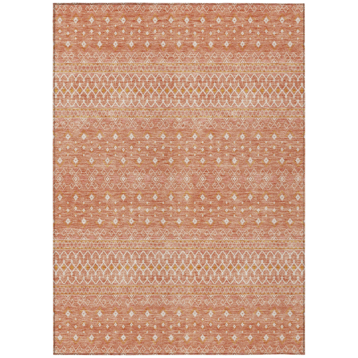 Machine Washable Indoor/ Outdoor Chantille Morrocan Boho Rug