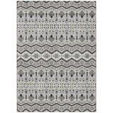 Machine Washable Indoor/ Outdoor Chantille Mosaic Global Rug