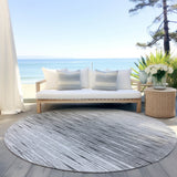 Machine Washable Indoor/ Outdoor Chantille Ombre Stripes Rug