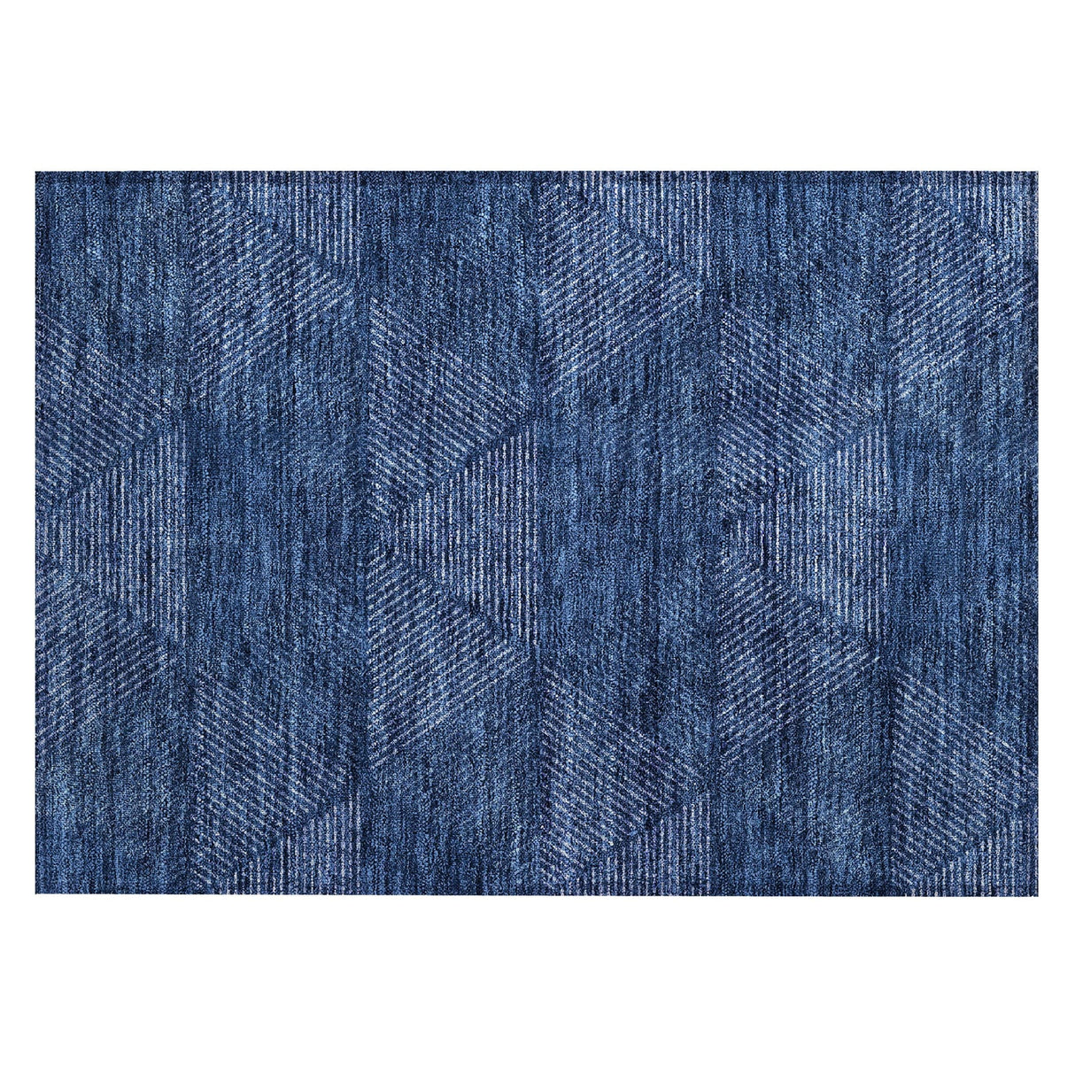 Machine Washable Indoor/ Outdoor Chantille Prism Contemporary Rug
