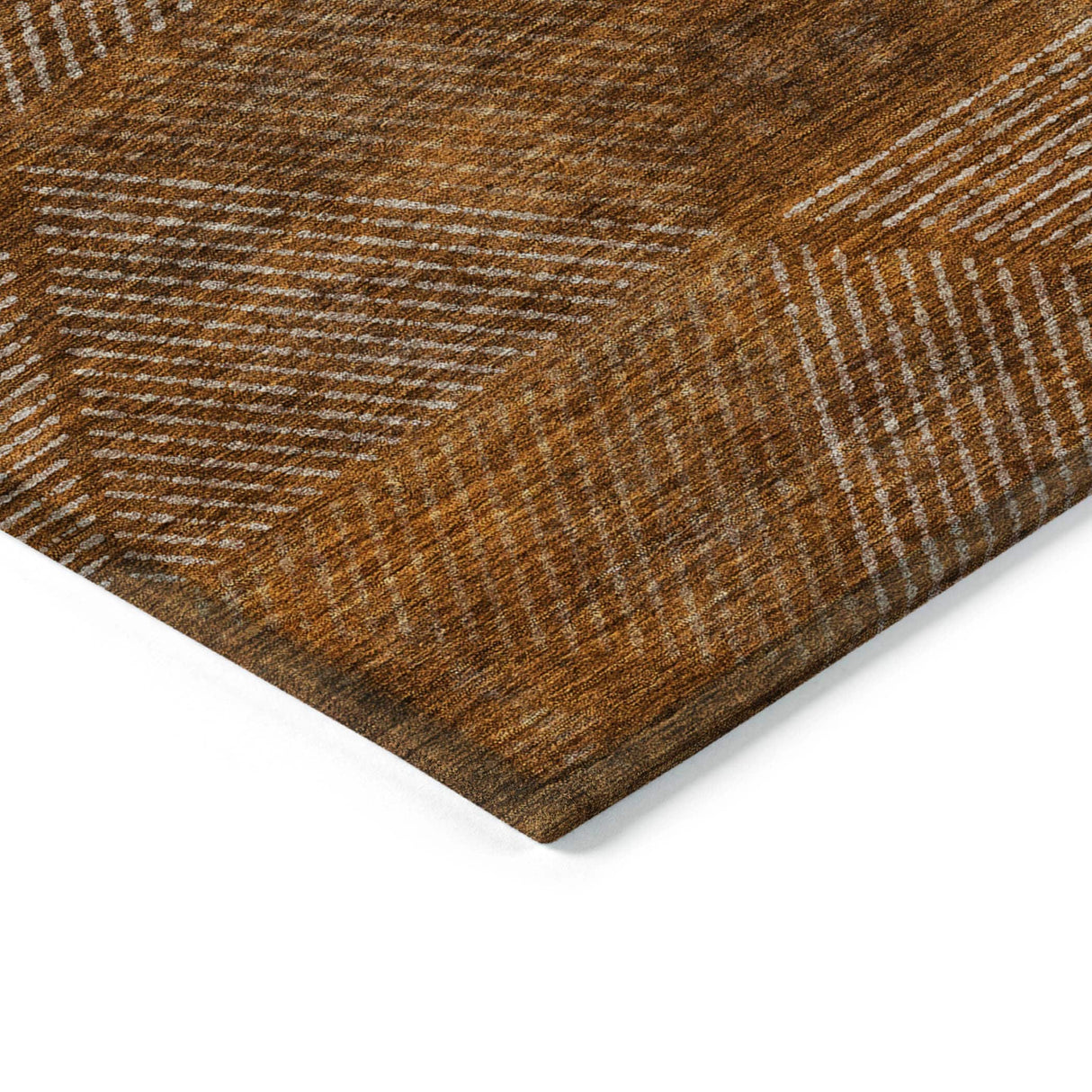 Machine Washable Indoor/ Outdoor Chantille Prism Contemporary Rug