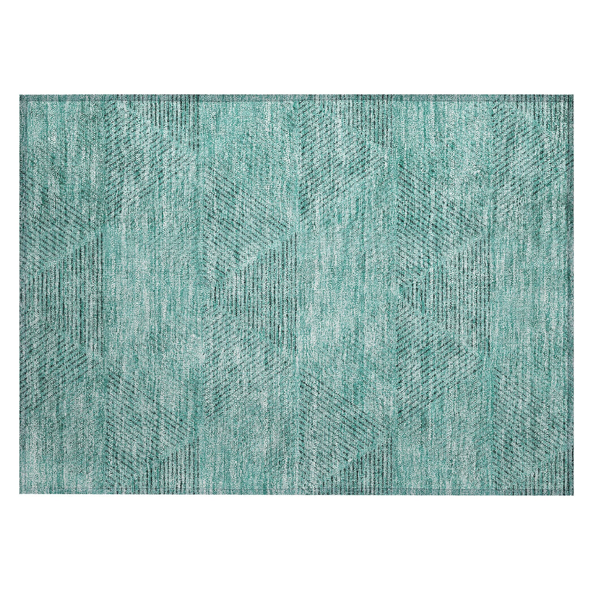 Machine Washable Indoor/ Outdoor Chantille Prism Contemporary Rug
