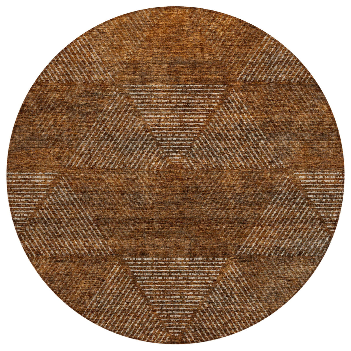 Machine Washable Indoor/ Outdoor Chantille Prism Contemporary Rug