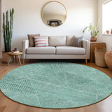 Machine Washable Indoor/ Outdoor Chantille Prism Contemporary Rug