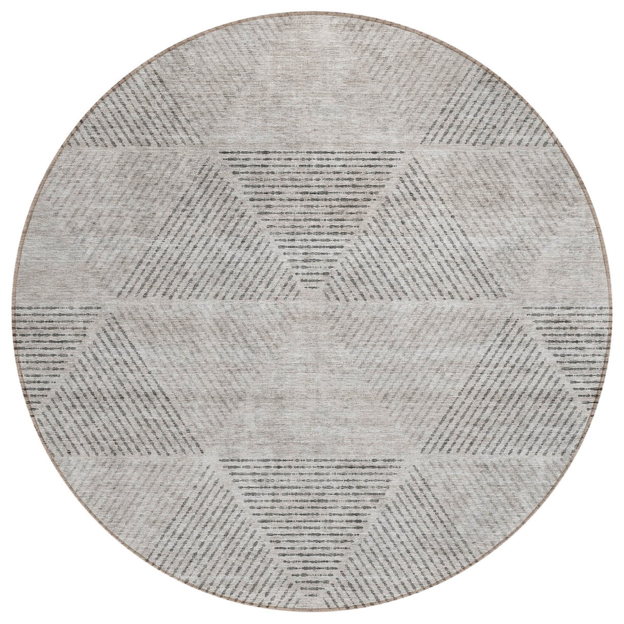 Machine Washable Indoor/ Outdoor Chantille Prism Contemporary Rug