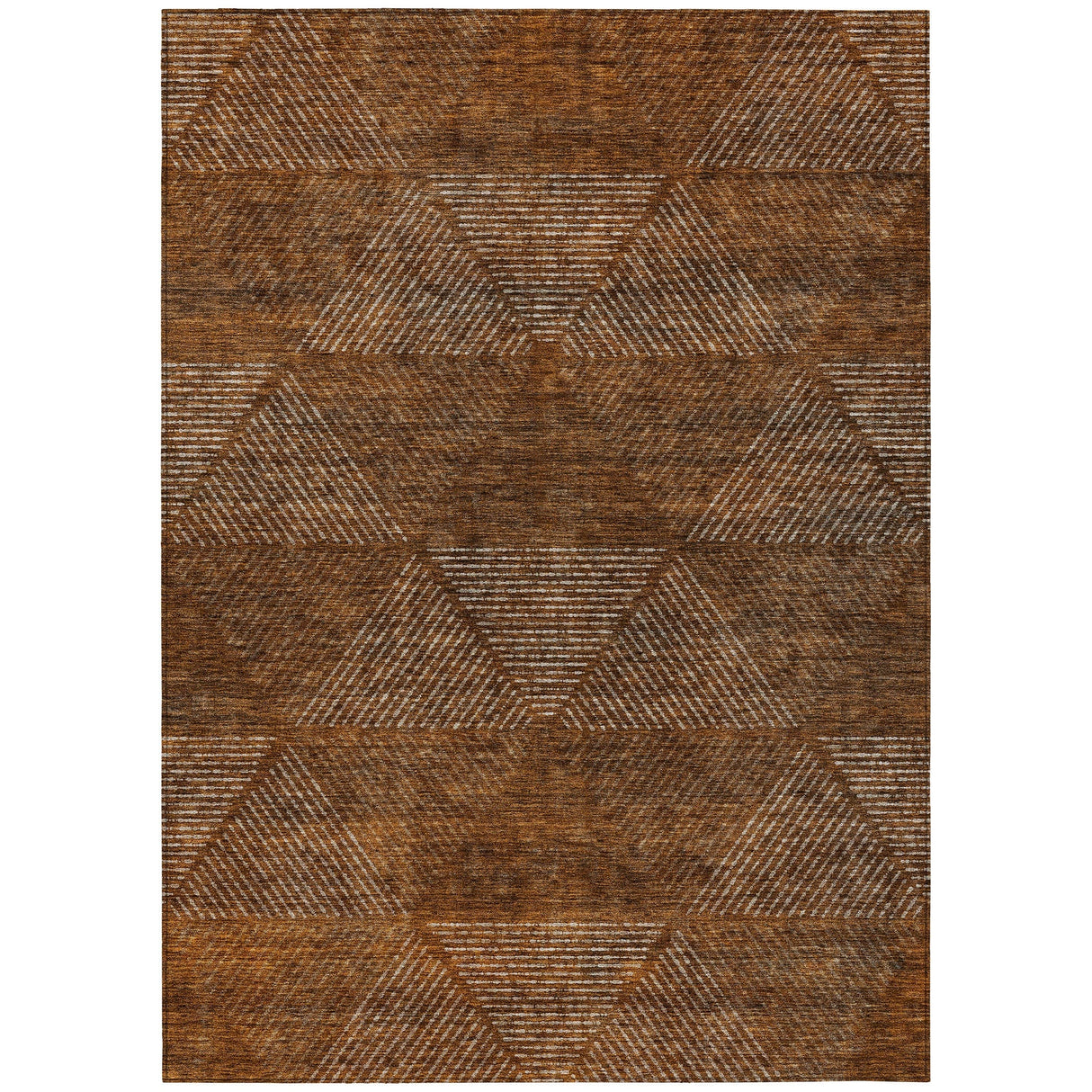 Machine Washable Indoor/ Outdoor Chantille Prism Contemporary Rug