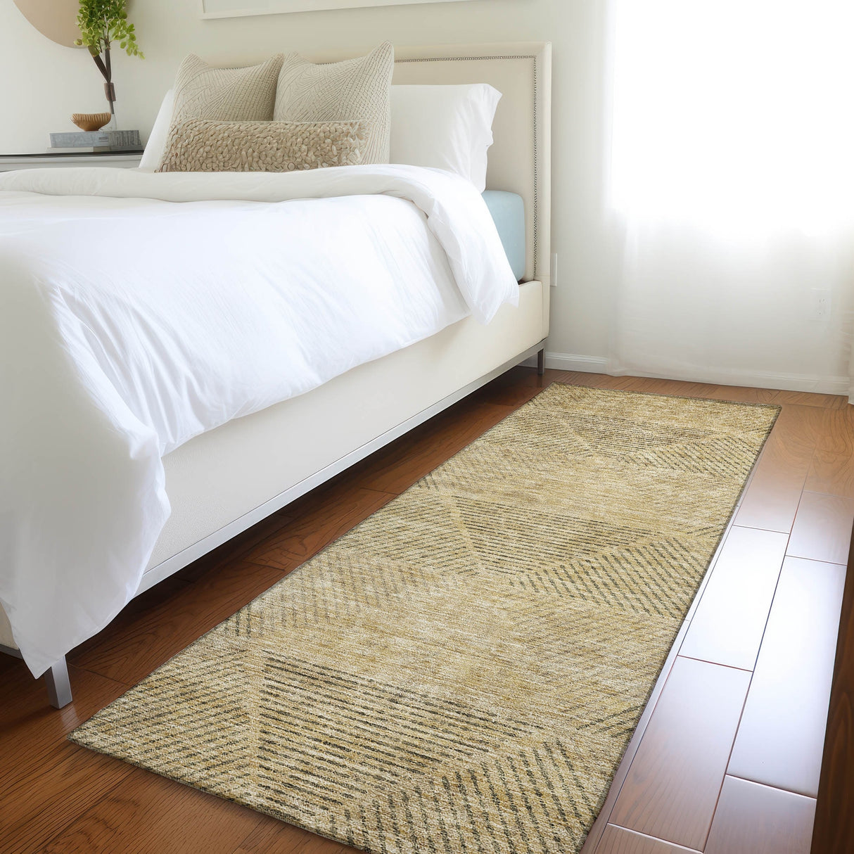 Machine Washable Indoor/ Outdoor Chantille Prism Contemporary Rug
