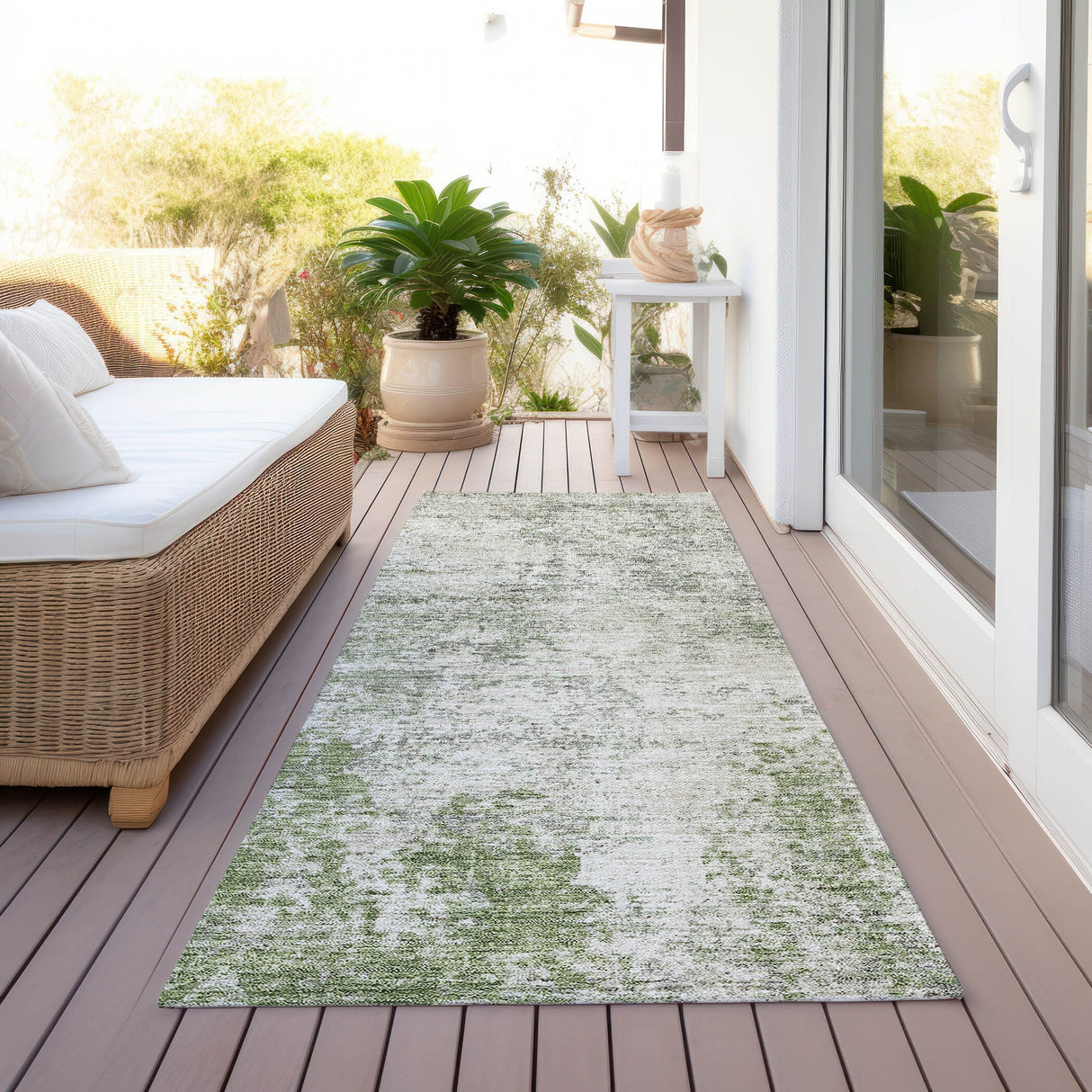 Machine Washable Indoor/ Outdoor Chantille Rug
