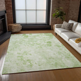 Machine Washable Indoor/ Outdoor Chantille Vanishing Floral Rug