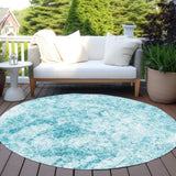 Machine Washable Indoor/ Outdoor Abstract Solid Chantille Rug
