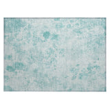 Machine Washable Indoor/ Outdoor Chantille Vanishing Floral Rug