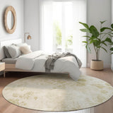 Machine Washable Indoor/ Outdoor Chantille Vanishing Floral Rug