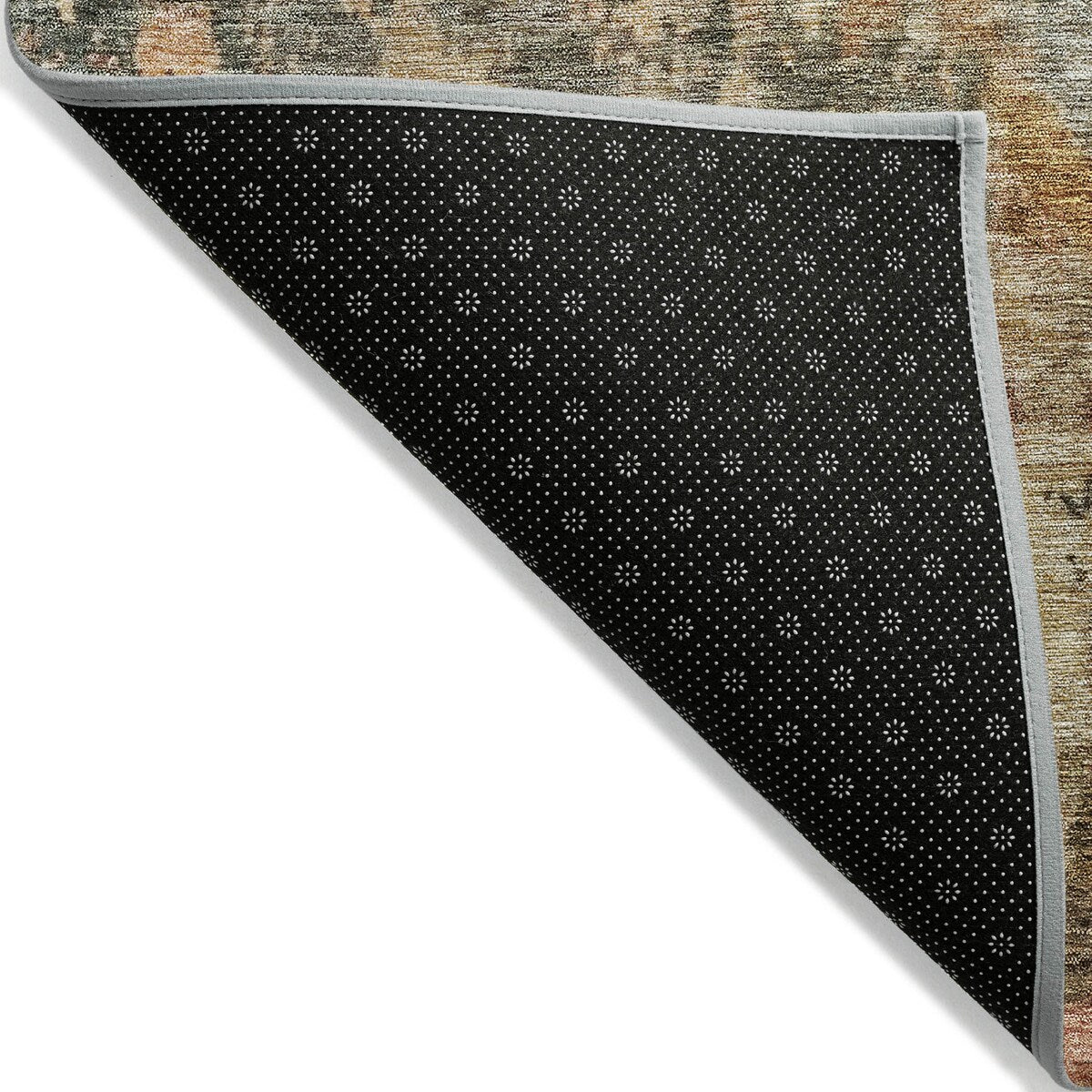Machine Washable Indoor/ Outdoor Abstract Modern Chantille Rug