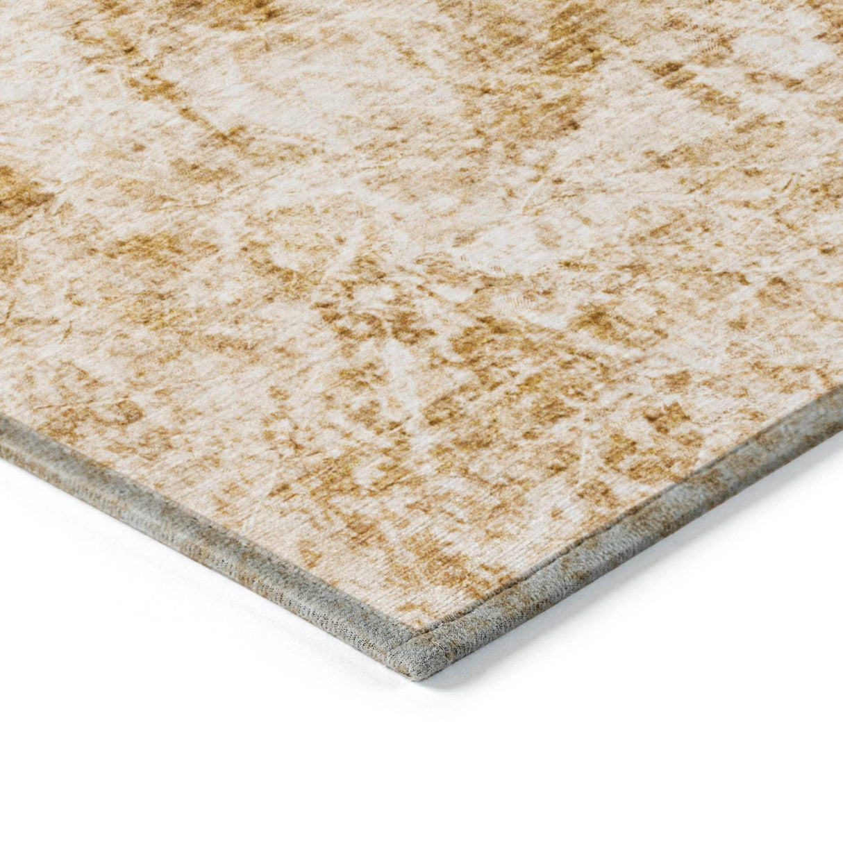 Machine Washable Indoor/ Outdoor Abstract Solid Chantille Rug
