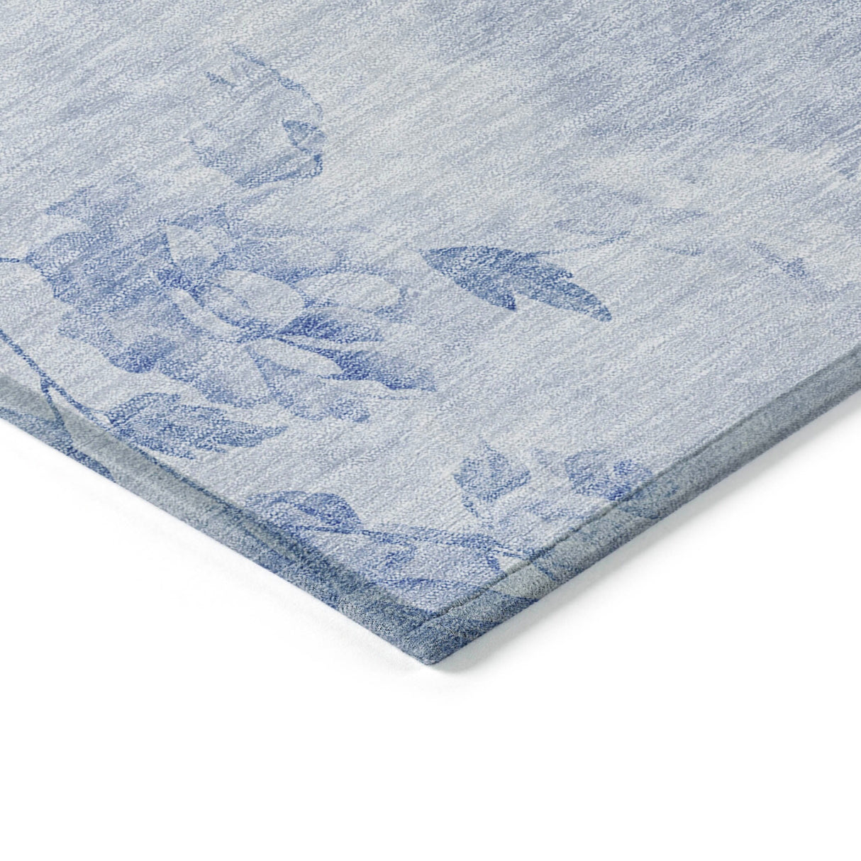 Machine Washable Indoor/ Outdoor Chantille Vanishing Floral Rug