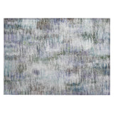 Machine Washable Indoor/ Outdoor Chantille Solid Abstract Rug
