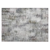 Machine Washable Indoor/ Outdoor Chantille Solid Abstract Rug