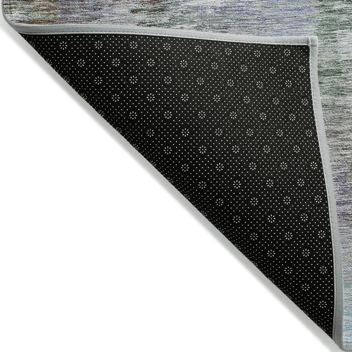 Machine Washable Indoor/ Outdoor Chantille Solid Abstract Rug