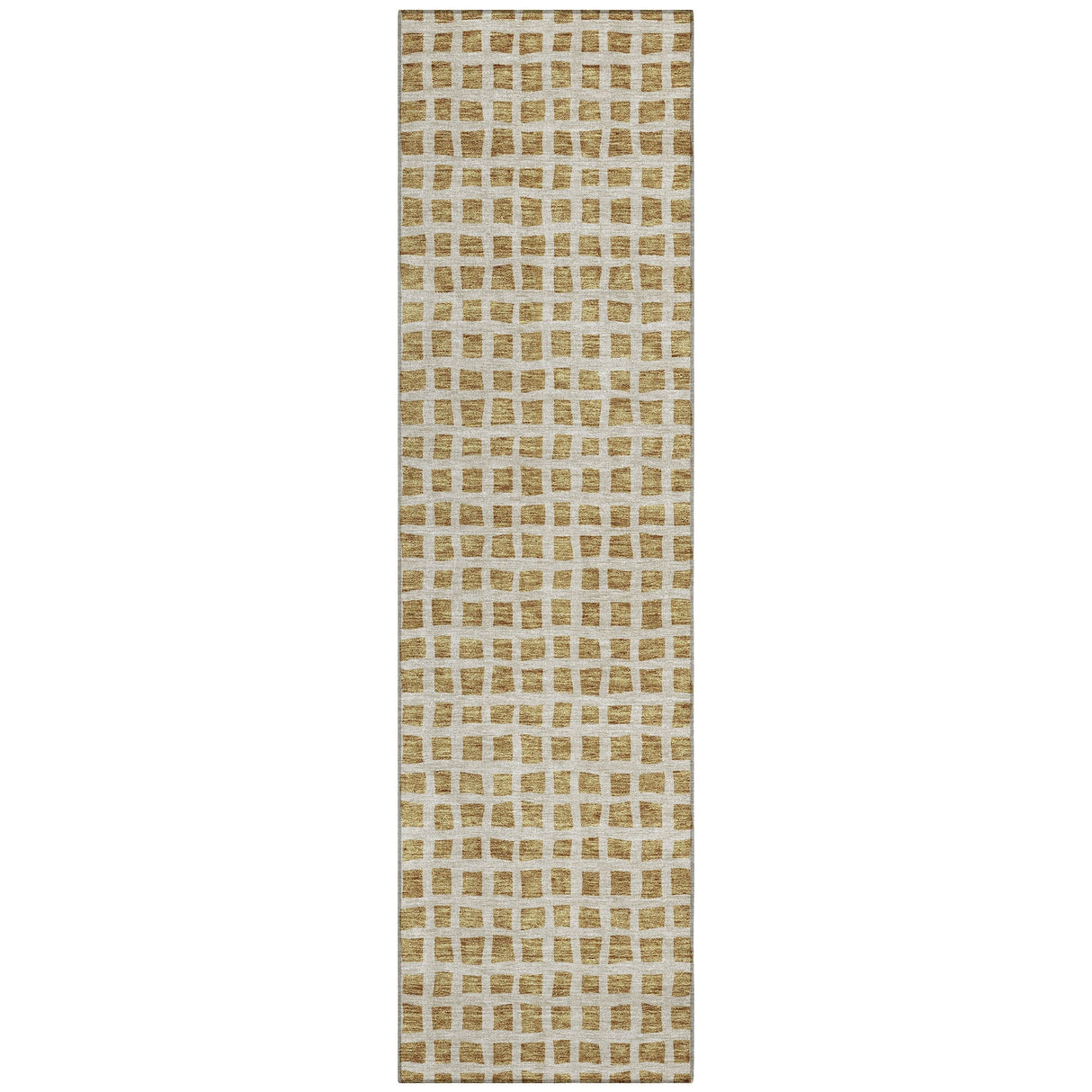 Machine Washable Indoor/ Outdoor Chantille Squares Rug