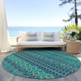 Machine Washable Indoor/ Outdoor Chantille Stripe Boho Rug