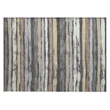 Machine Washable Indoor/ Outdoor Chantille Stripe Rug