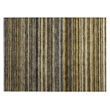 Machine Washable Indoor/ Outdoor Chantille Stripes Rug