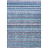 Machine Washable Indoor/ Outdoor Chantille Stripes Rug