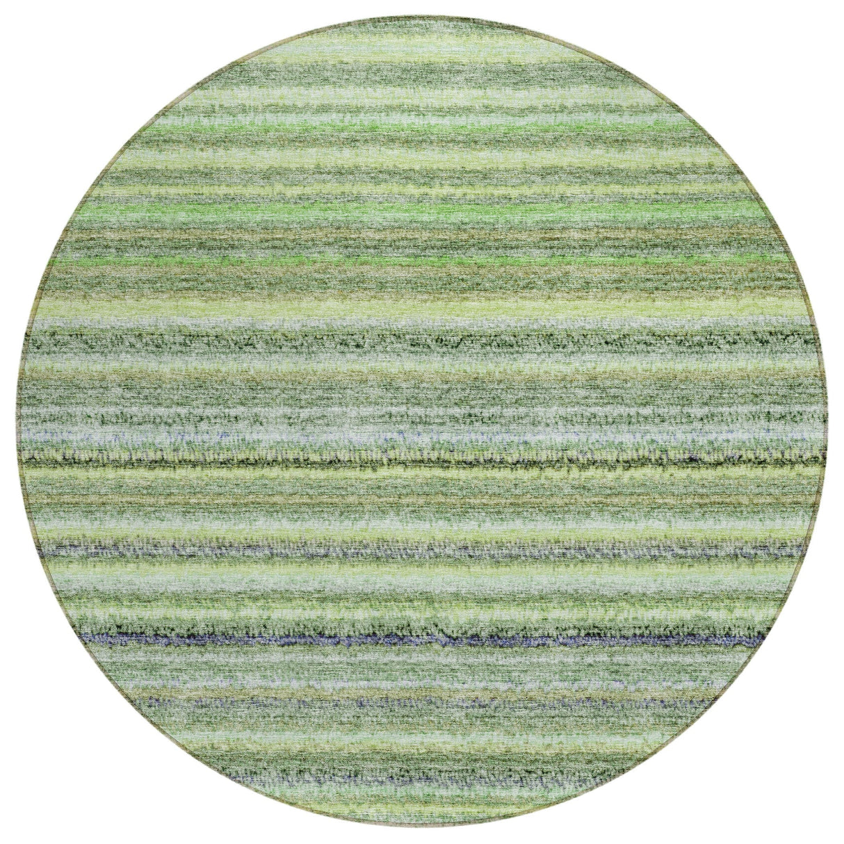 Machine Washable Indoor/ Outdoor Chantille Stripes Rug