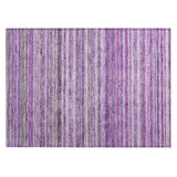 Machine Washable Indoor/ Outdoor Chantille Stripes Rug