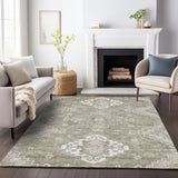 Machine Washable Indoor/ Outdoor Chantille Traditional Boho Rug
