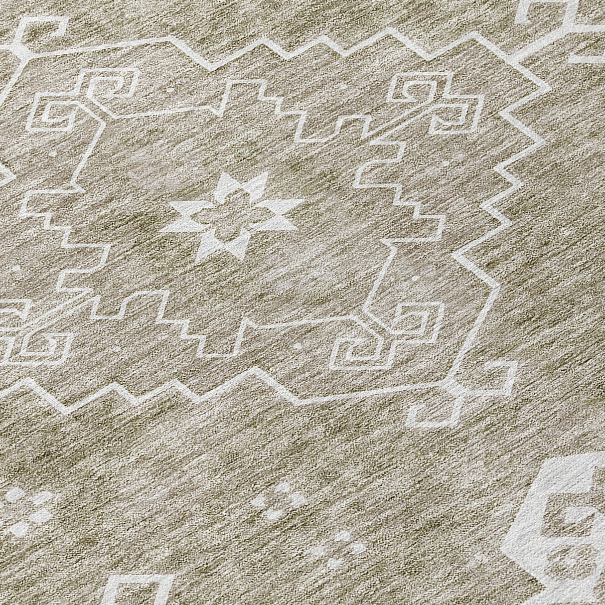 Machine Washable Indoor/ Outdoor Chantille Traditional Boho Rug