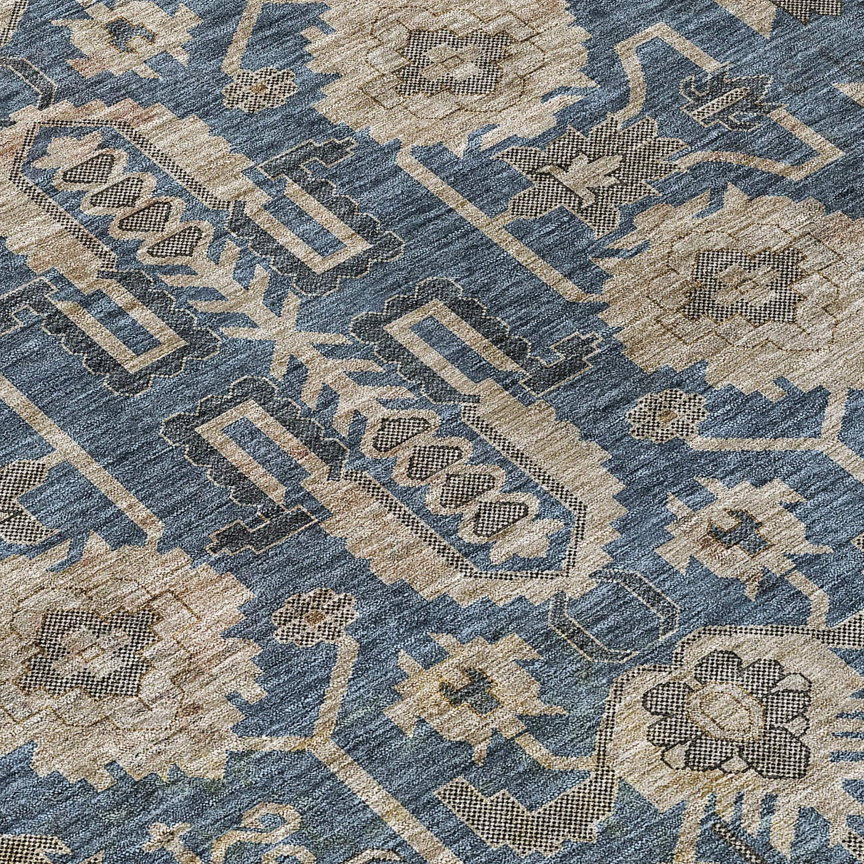 Machine Washable Indoor/ Outdoor Chantille Traditional Boho Rug