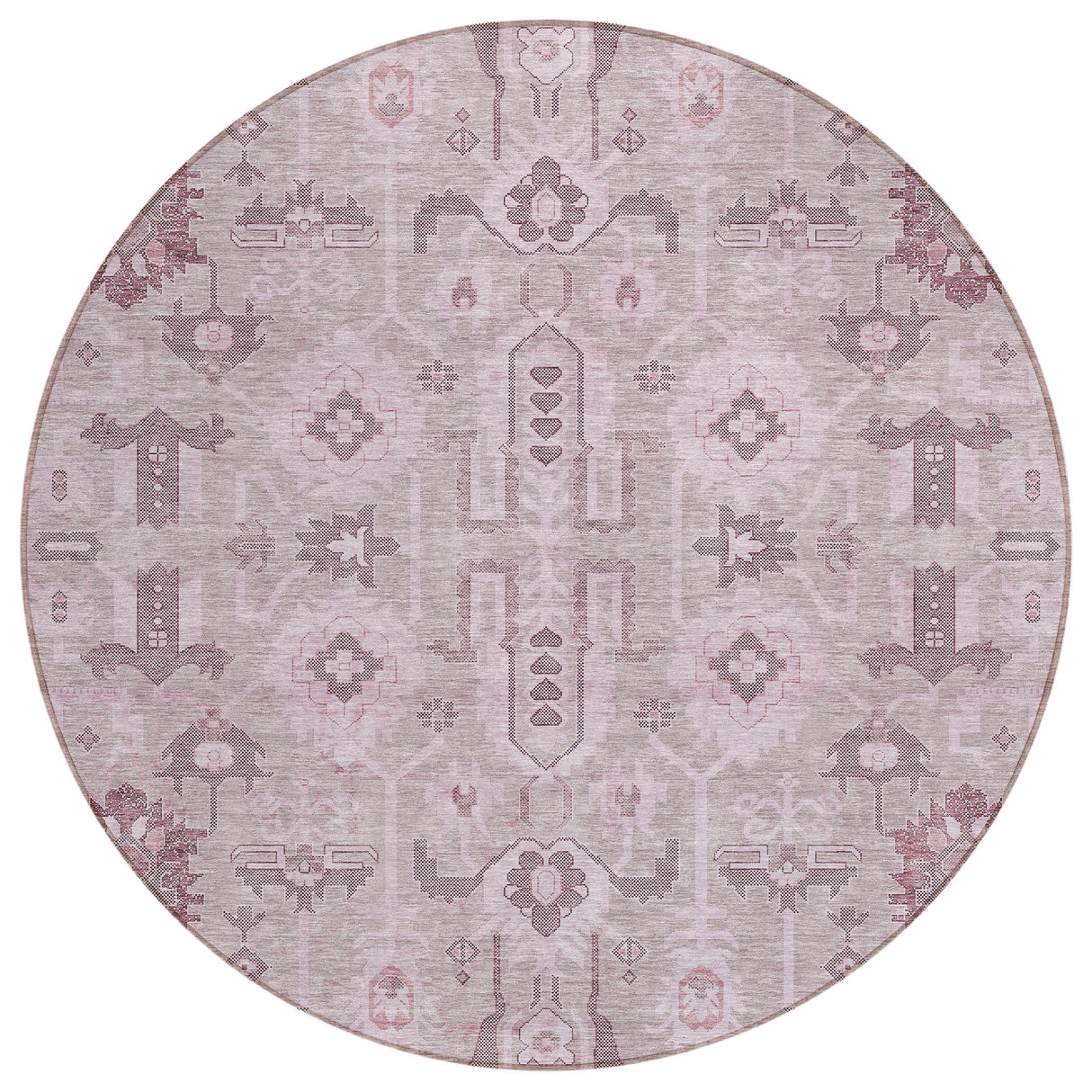 Machine Washable Indoor/ Outdoor Chantille Traditional Boho Rug