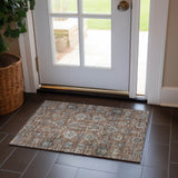 Machine Washable Indoor/ Outdoor Chantille Traditional Boho Rug