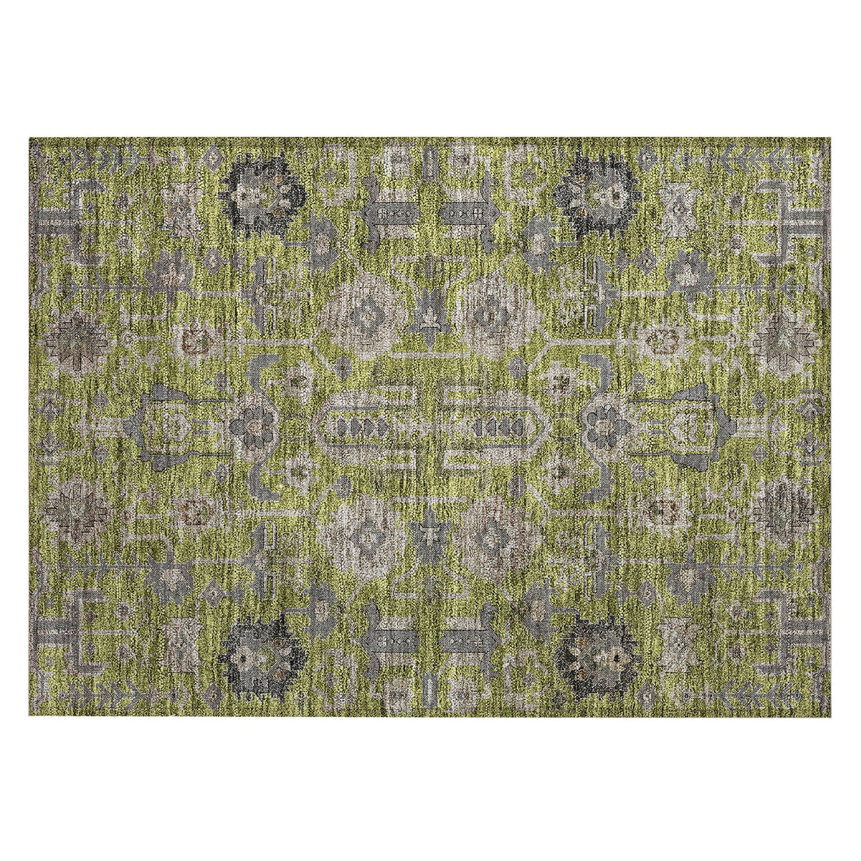 Machine Washable Indoor/ Outdoor Chantille Traditional Boho Rug