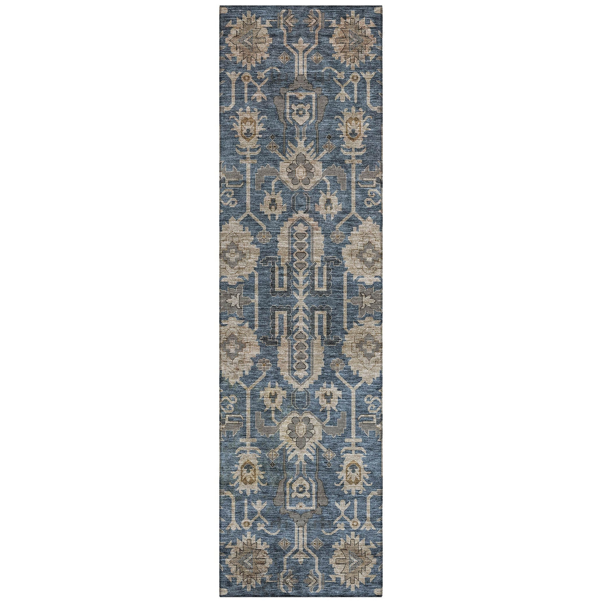 Machine Washable Indoor/ Outdoor Chantille Traditional Boho Rug