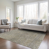 Machine Washable Indoor/ Outdoor Chantille Traditional Distressed Rug